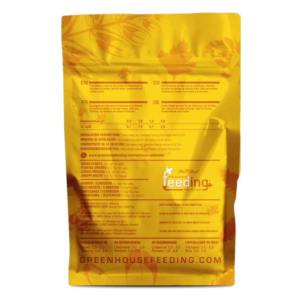 5kg - Engrais de floraison sec - Green House Feeding